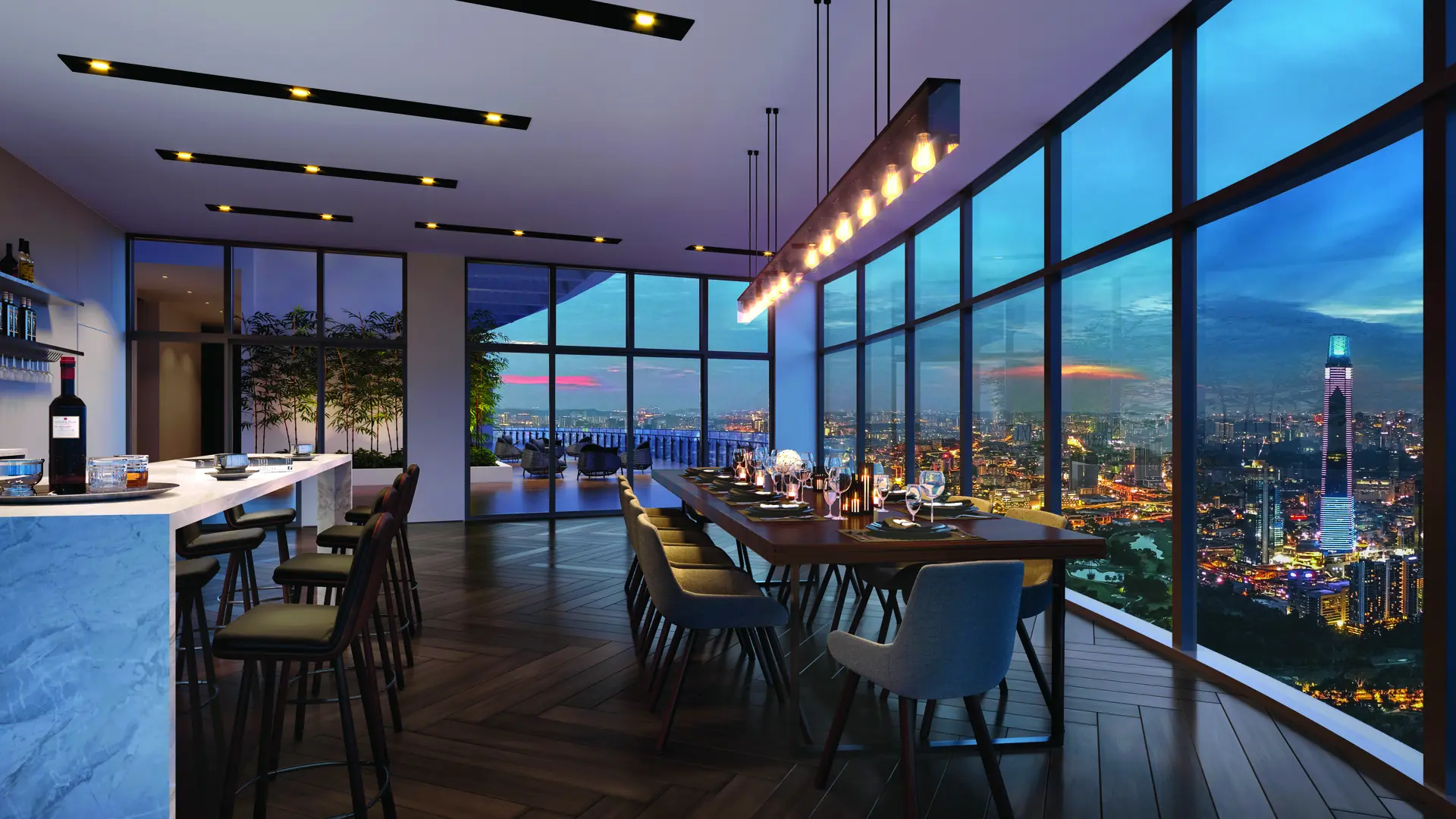 Eaton Residences Type D1 gourmet kitchen